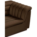  Manufacturer Color_Brown -- Cascade Brown Velvet Upholstered Chair IMAGE 8