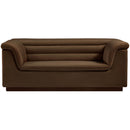  Manufacturer Color_Brown -- Cascade 72" Brown Velvet Upholstered Loveseat IMAGE 5