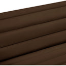 Meridian Cascade Brown Velvet Fabric Sofa IMAGE 13