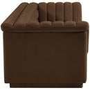 Manufacturer Color_Brown -- Cascade 94" Brown Velvet Upholstered Sofa IMAGE 7