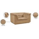  Manufacturer Color_Camel -- Cascade Camel Velvet Upholstered Chair IMAGE 18