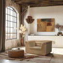  Manufacturer Color_Camel -- Cascade Camel Velvet Upholstered Chair IMAGE 2