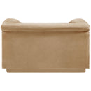  Manufacturer Color_Camel -- Cascade Camel Velvet Upholstered Chair IMAGE 3