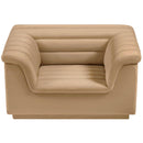  Manufacturer Color_Camel -- Cascade Camel Velvet Upholstered Chair IMAGE 6