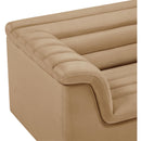  Manufacturer Color_Camel -- Cascade Camel Velvet Upholstered Chair IMAGE 9