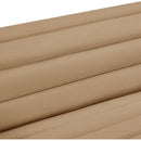  Manufacturer Color_Camel -- Cascade 72" Camel Velvet Upholstered Loveseat IMAGE 13