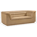  Manufacturer Color_Camel -- Cascade 72" Camel Velvet Upholstered Loveseat IMAGE 17