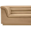  Manufacturer Color_Camel -- Cascade 94" Camel Velvet Upholstered Sofa IMAGE 11