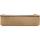 Manufacturer Color_Camel -- Cascade 94" Camel Velvet Upholstered Sofa IMAGE 3