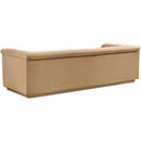  Manufacturer Color_Camel -- Cascade 94" Camel Velvet Upholstered Sofa IMAGE 4