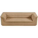  Manufacturer Color_Camel -- Cascade 94" Camel Velvet Upholstered Sofa IMAGE 6