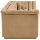  Manufacturer Color_Camel -- Cascade 94" Camel Velvet Upholstered Sofa IMAGE 7