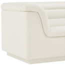  Manufacturer Color_Cream -- Cascade Cream Velvet Upholstered Chair IMAGE 10
