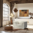  Manufacturer Color_Cream -- Cascade Cream Velvet Upholstered Chair IMAGE 2