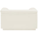  Manufacturer Color_Cream -- Cascade Cream Velvet Upholstered Chair IMAGE 3