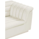  Manufacturer Color_Cream -- Cascade Cream Velvet Upholstered Chair IMAGE 8