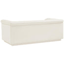  Manufacturer Color_Cream -- Cascade 72" Cream Velvet Upholstered Loveseat IMAGE 4