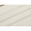  Manufacturer Color_Cream -- Cascade 94" Cream Velvet Upholstered Sofa IMAGE 12