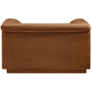  Manufacturer Color_Saddle -- Cascade Saddle Velvet Upholstered Chair IMAGE 3
