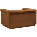  Manufacturer Color_Saddle -- Cascade Saddle Velvet Upholstered Chair IMAGE 4