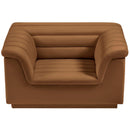 Meridian Cascade Saddle Velvet Fabric Chair IMAGE 6
