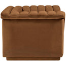 Meridian Cascade Saddle Velvet Fabric Chair IMAGE 7