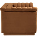  Manufacturer Color_Saddle -- Cascade 72" Saddle Velvet Upholstered Loveseat IMAGE 7