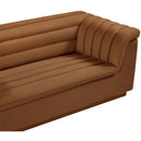  Manufacturer Color_Saddle -- Cascade 72" Saddle Velvet Upholstered Loveseat IMAGE 8