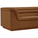  Manufacturer Color_Saddle -- Cascade 94" Saddle Velvet Upholstered Sofa IMAGE 10