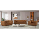 Meridian Cascade Saddle Velvet Fabric Sofa IMAGE 16