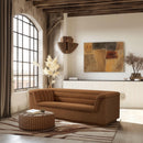  Manufacturer Color_Saddle -- Cascade 94" Saddle Velvet Upholstered Sofa IMAGE 2