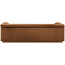 Meridian Cascade Saddle Velvet Fabric Sofa IMAGE 3