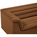  Manufacturer Color_Saddle -- Cascade 94" Saddle Velvet Upholstered Sofa IMAGE 9
