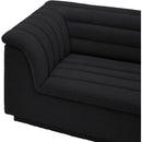  Manufacturer Color_Black -- Meridian Cascade Fabric Sectional IMAGE 7