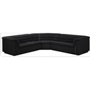  Manufacturer Color_Black -- Meridian Cascade Fabric 3 pc Sectional IMAGE 13