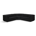  Manufacturer Color_Black -- Meridian Cascade Fabric 3 pc Sectional IMAGE 1