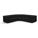  Manufacturer Color_Black -- Meridian Cascade Fabric 3 pc Sectional IMAGE 1
