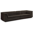  Manufacturer Color_Brown -- Cascade 118" Brown Boucle Fabric Upholstered Modular Sofa IMAGE 10