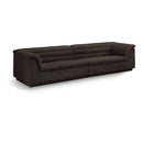  Manufacturer Color_Brown -- Cascade 118" Brown Boucle Fabric Upholstered Modular Sofa IMAGE 1