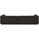  Manufacturer Color_Brown -- Cascade 118" Brown Boucle Fabric Upholstered Modular Sofa IMAGE 3