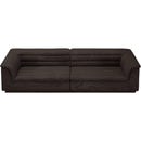 Manufacturer Color_Brown -- Cascade 118" Brown Boucle Fabric Upholstered Modular Sofa IMAGE 4
