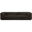  Manufacturer Color_Brown -- Cascade 118" Brown Boucle Fabric Upholstered Modular Sofa IMAGE 5