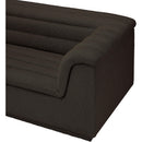  Manufacturer Color_Brown -- Cascade 148" Brown Boucle Fabric Upholstered 3 pc Modular Sectional IMAGE 10