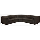 Meridian Cascade Brown Boucle Fabric Modular Sectional IMAGE 13