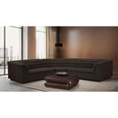  Manufacturer Color_Brown -- Cascade 148" Brown Boucle Fabric Upholstered 3 pc Modular Sectional IMAGE 2