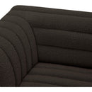 Meridian Cascade Brown Boucle Fabric Modular Sectional IMAGE 9