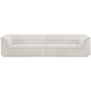  Manufacturer Color_Cream -- Cascade 118" Cream Boucle Fabric Upholstered Modular Sofa IMAGE 5