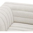 Meridian Cascade Cream Boucle Fabric Modular Sofa IMAGE 8