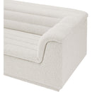  Manufacturer Color_Cream -- Cascade 148" Cream Boucle Fabric Upholstered 3 pc Modular Sectional IMAGE 10