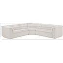  Manufacturer Color_Cream -- Cascade 148" Cream Boucle Fabric Upholstered 3 pc Modular Sectional IMAGE 13